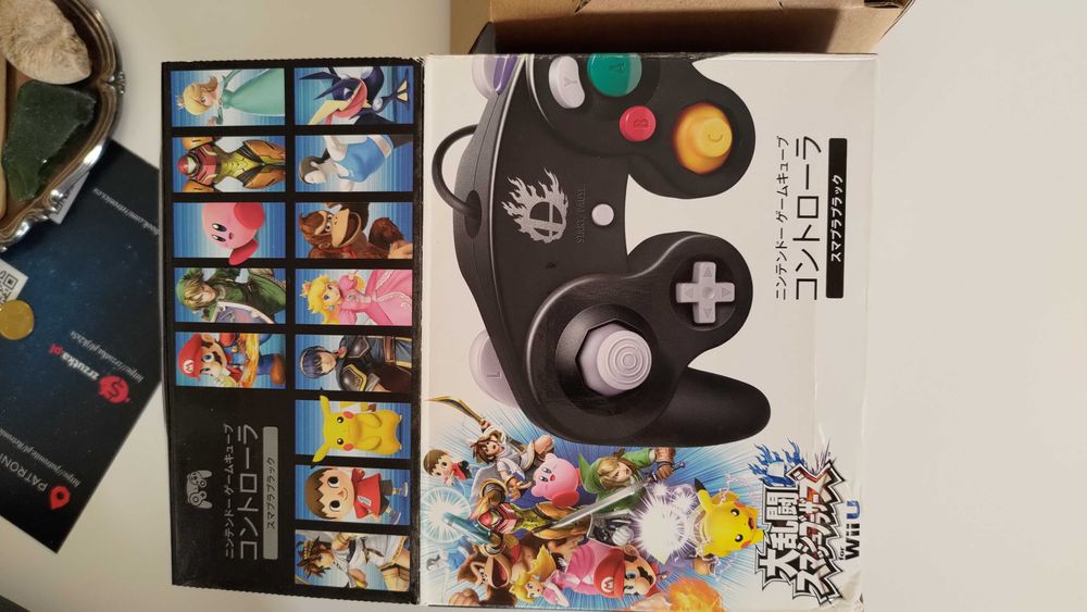 Pad Nintendo GameCube – Super Smash Bros czarny komplet w pudełku