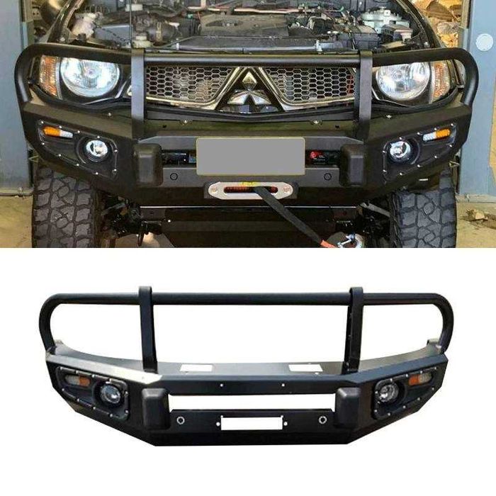 Бампер силовой на Mitsubishi L200 2006-2014 силовий бампер посилений мітсубісі л200