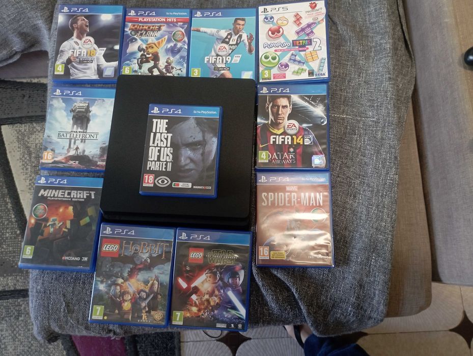 Ps4. 500gb com 11  jogos