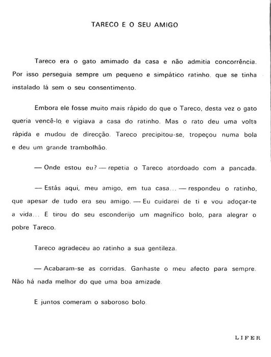 Caderno escolar antigo