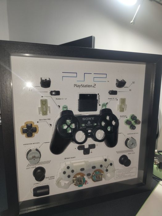 Quadro de desmontagem comando PS2