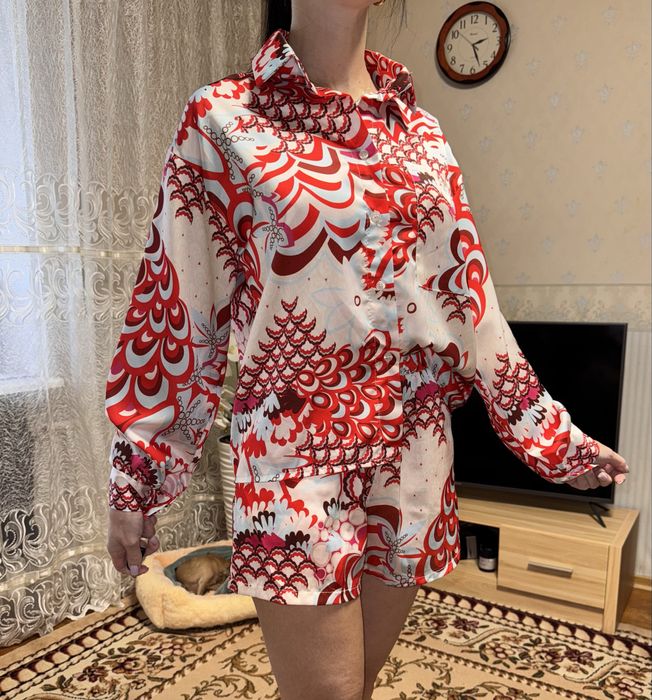 Комплект рубашка шорти На пляж, вдома або Street style