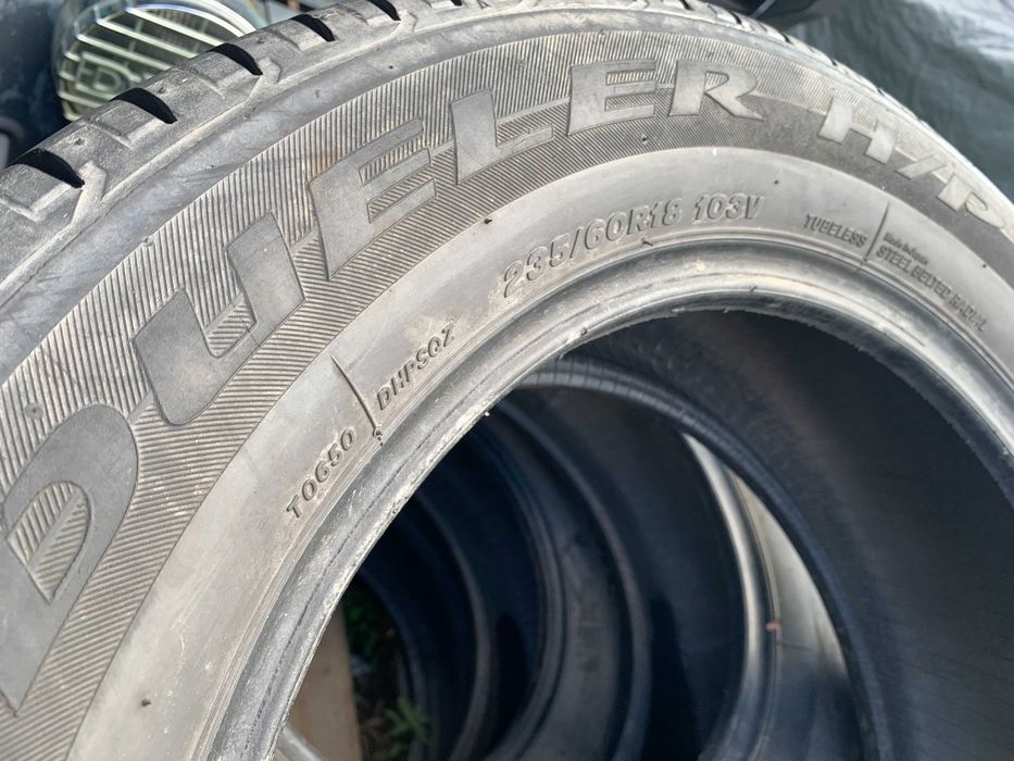235-60-R18 BRIDGESTONE DUELER 4штуки комплект резины GERMANY 2023