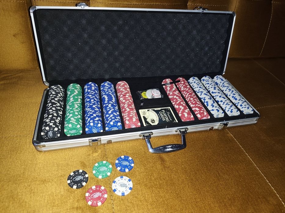 Pro Poker zestaw 500 żetonów