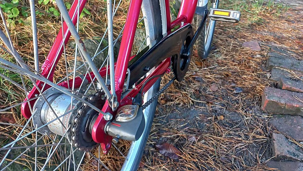 Alu Rower Miejski Damski Prince Damka Łabędź Niska Rama Sram S7 Led 28