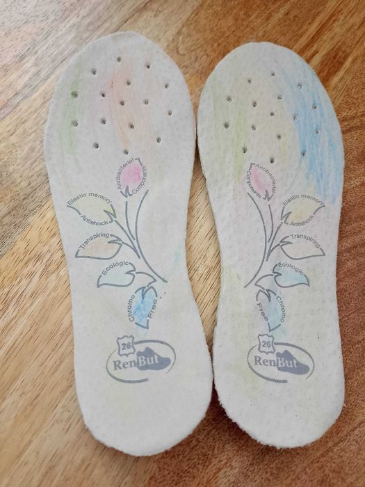 Wkładki skórzane do butów 26