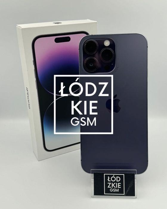 iPhone 14 PRO MAX 128GB PURPLE 86% 2099zł Łódzkie GSM Rzgowska 16