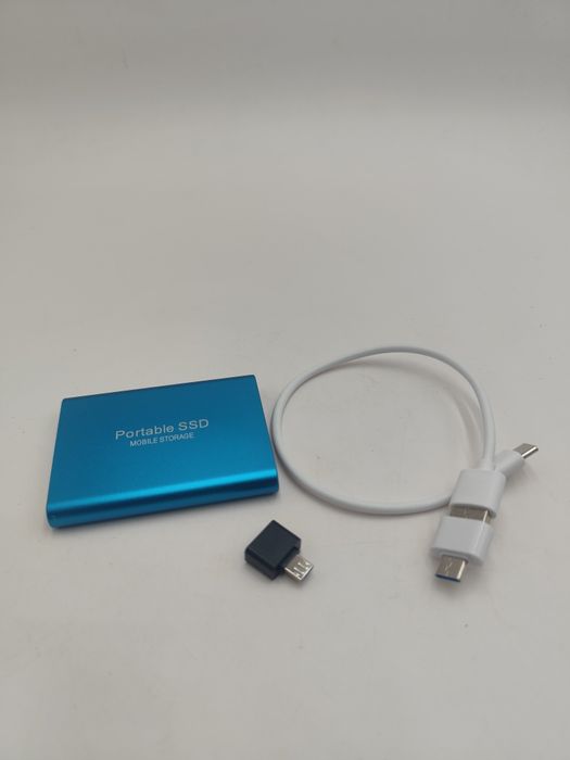 przenośny dysk portable ssd usb c zestaw nowy