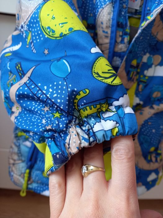 Ocieplana chłopięca kurtka r.86