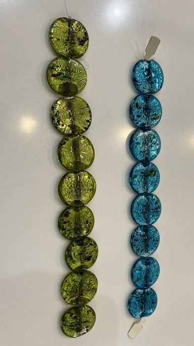 lote 17 pedras vidro murano