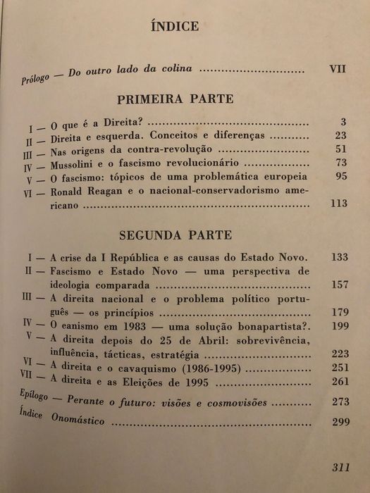 A Direita e as Direitas / Furet: Essai sur l´Idée Communiste