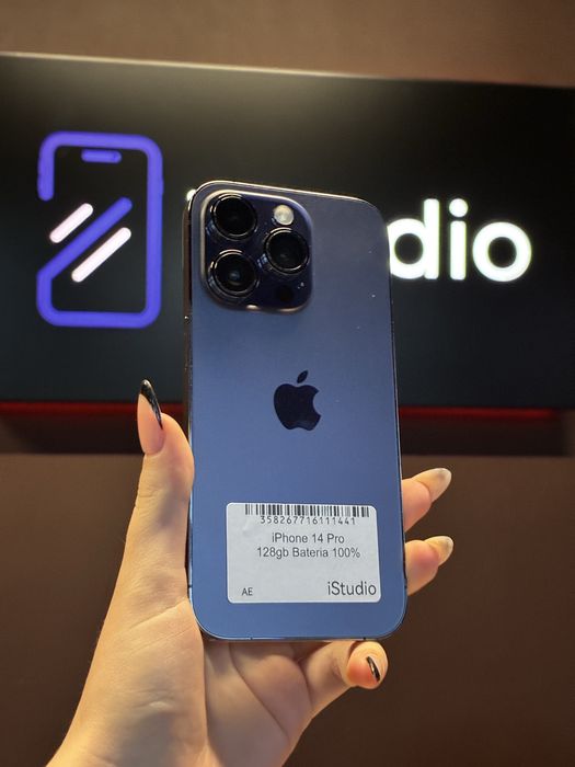 iPhone 14 Pro 128GB Fiolet- Stan bardzo dobry – Raty 0% – Wysyłka / Odbiór Warszawa GWARANCJA 12 MIESIĘCY!!!