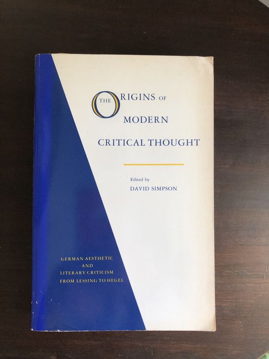 German Idealism German Aesthetic Tradition German Critical Thought