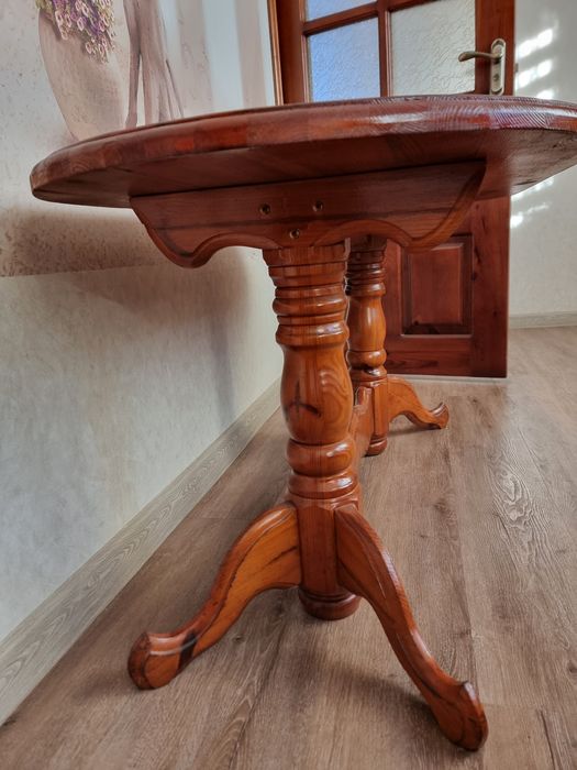 Стіл журнальний кавовий дерево