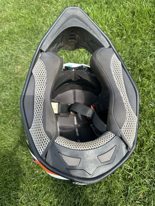 Kask męski + google M 57-58 motocykl quad