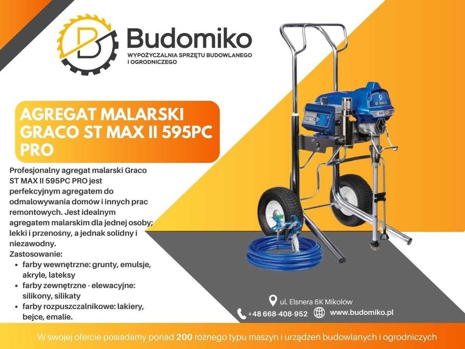 Wynajem Agregat Malarski Graco ST MAX ll 595 PCPRO