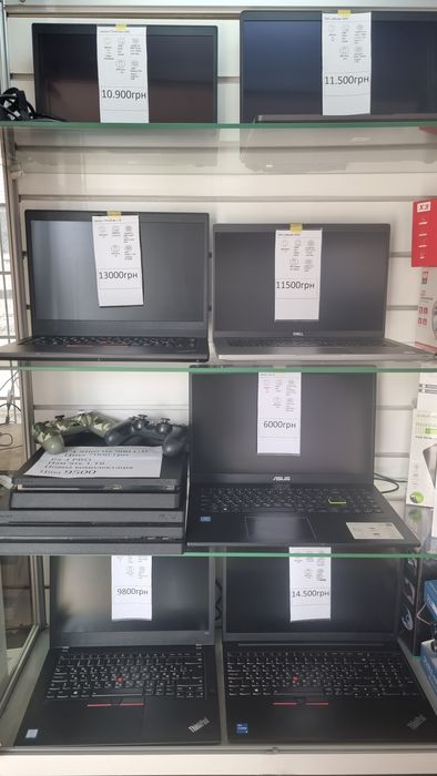 Продаю бу и новые ноутбуки с гарантией от 6 месяцев до 1 года