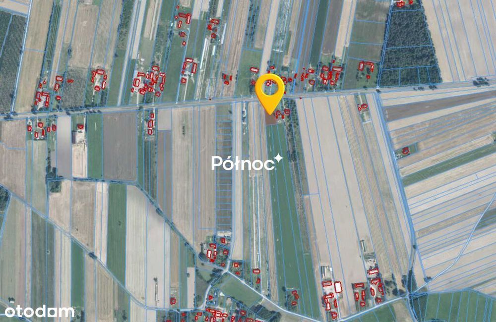 Działka o pwierzchni 2634 m² – Witoldów