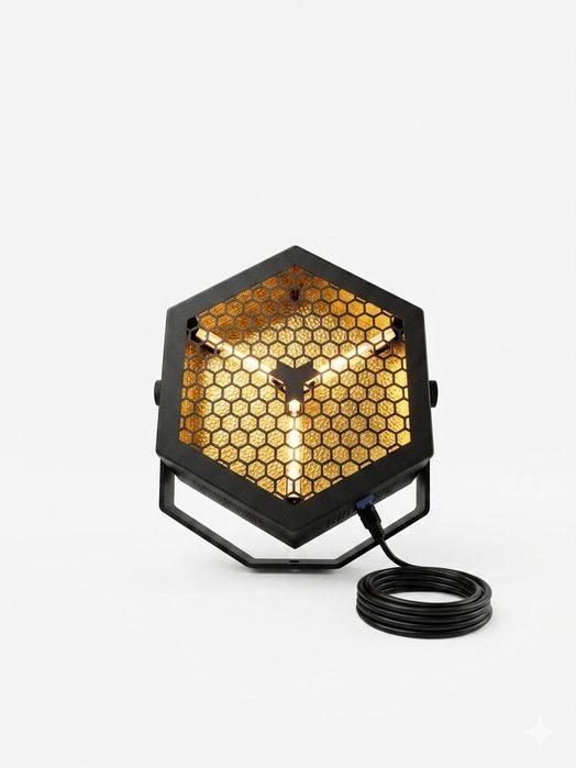 Lampa retro Stage Hexline Oświetlacz sceniczny 4szt