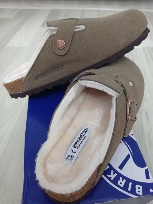 Klapki Birkenstock ocieplane