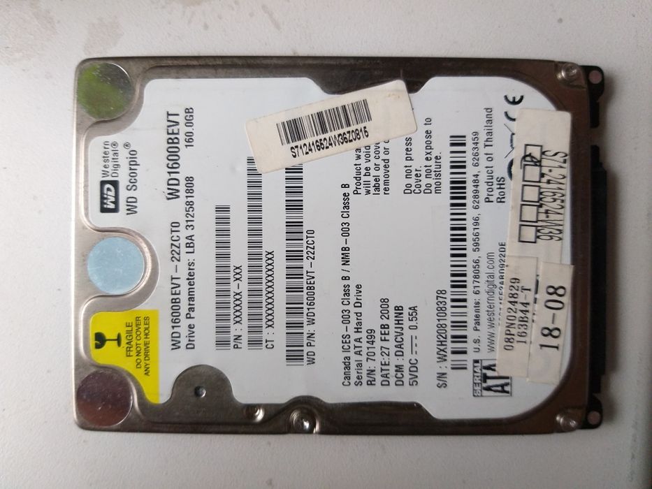 Hdd 250, 320, 500 гб western digital (жесткий диск, карман)