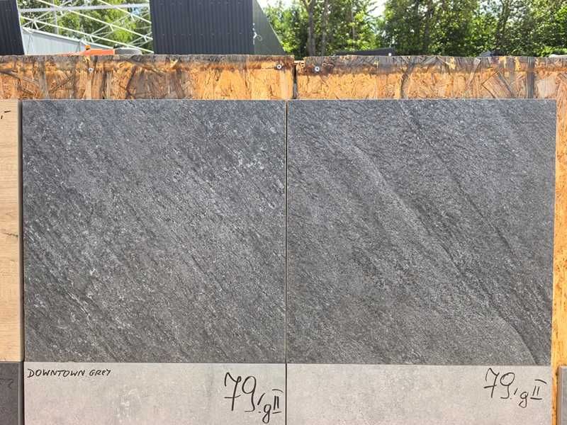 Tania płytka tarasowa gresowa grubość 2cm CERRAD PIAZZA ANTRACITE 60x60 i 60x120