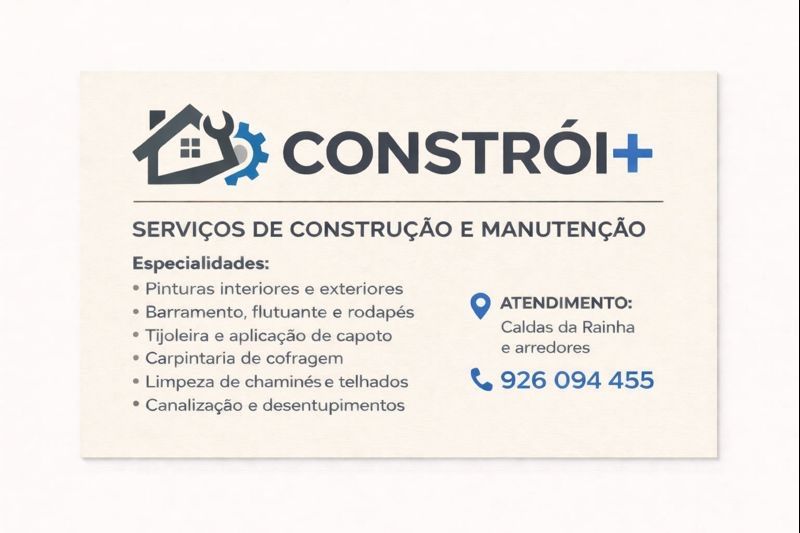 Remodelações e pequenos trabalhos