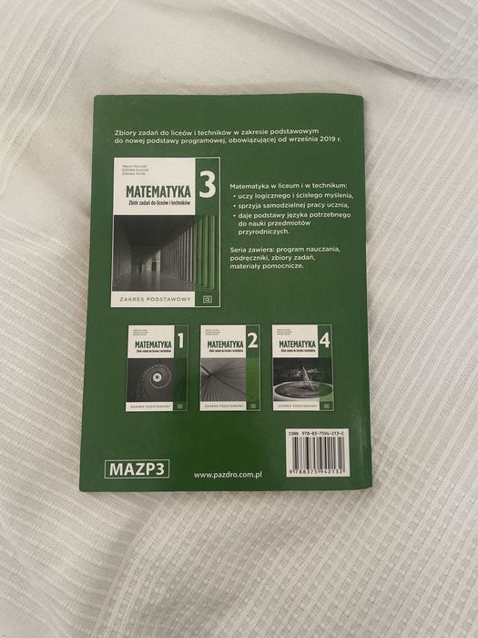 Matematyka 3-zbiór zadań zakres podstawowy