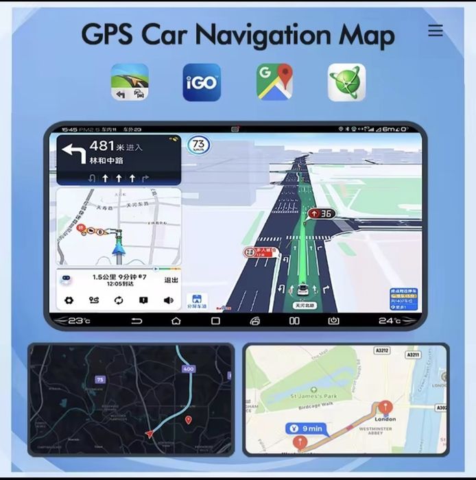 Магнитола Android для Mercedes R class w251 ML w164