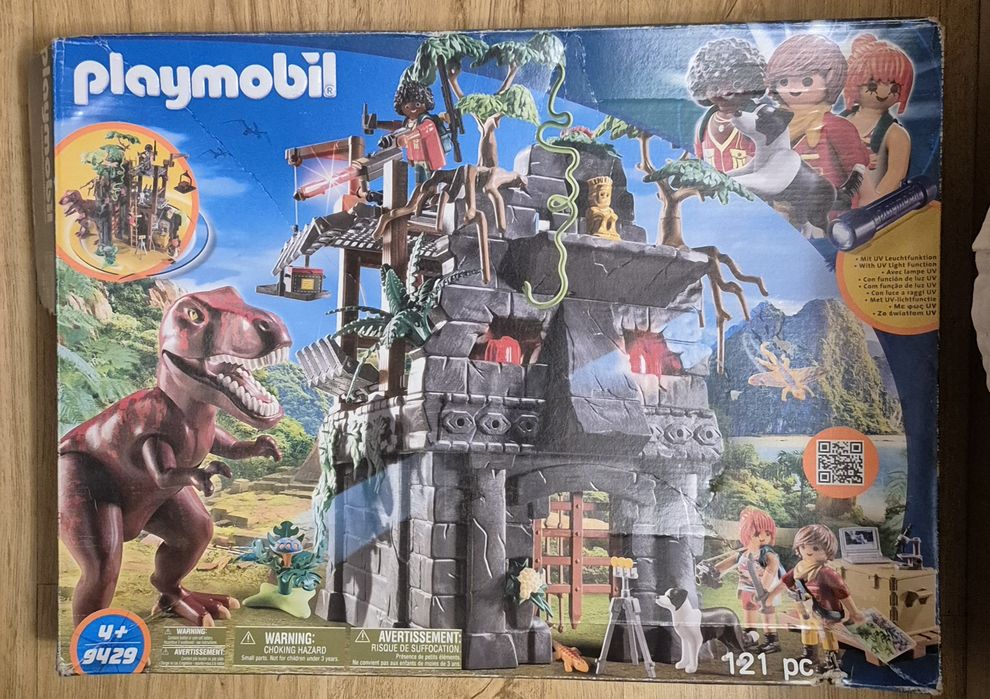 Stacja Dinozaurów Playmobil