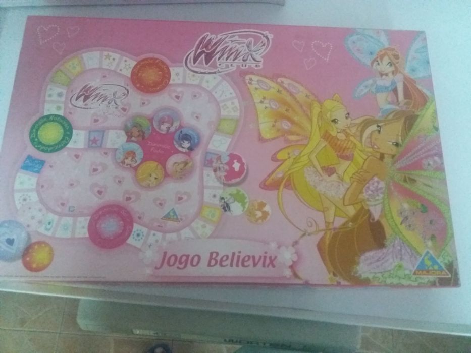 Jogo tabuleiro Winx Believix + Jogo Corpo Humano