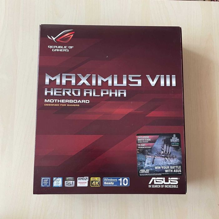 ASUS ROG Maximus VIII Hero Alpha • Z170 • LGA1151 • Gaming