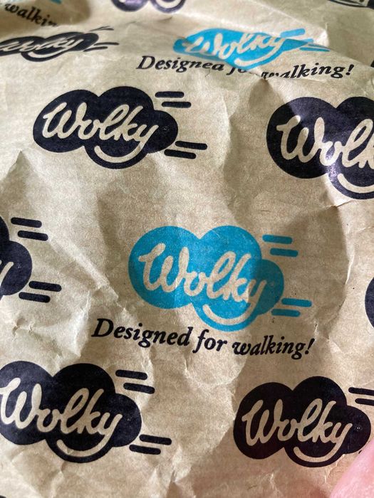 Nowe skórzane wygodne brązowe damskie buty Wolky USA vintage 37