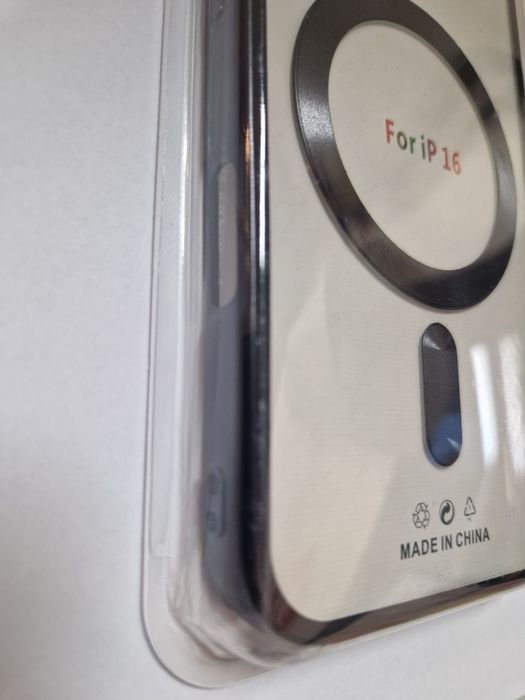 Metallic Magsafe Case do Iphone 16 Czarny