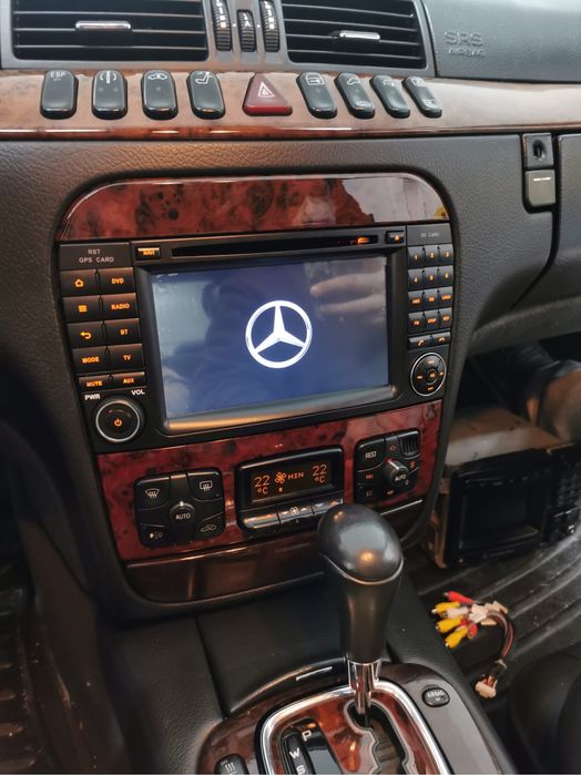 Rádios Novos Android S-Class W220 e CL-Class W215