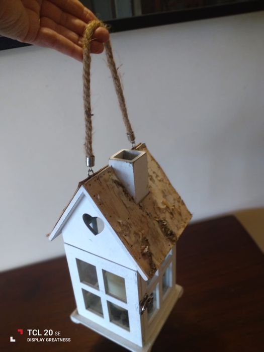 Casinha suporte para vela
