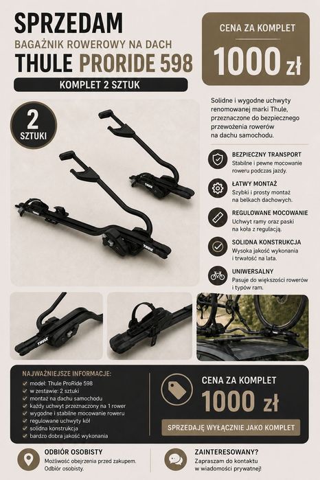 Sprzedam bagażnik rowerowy