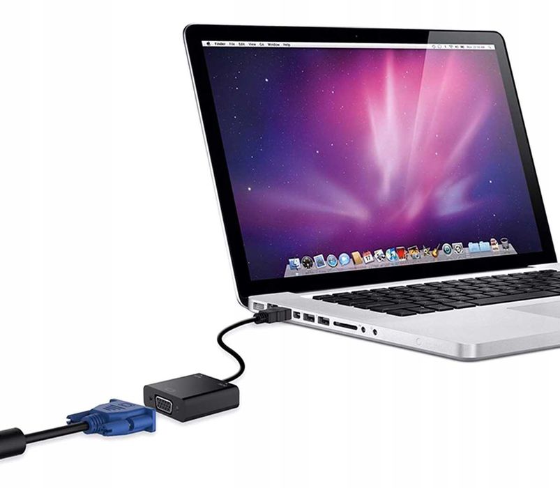 Adapter Konwenter HDMI 1.4 3D VGA + HD Audio HD31A