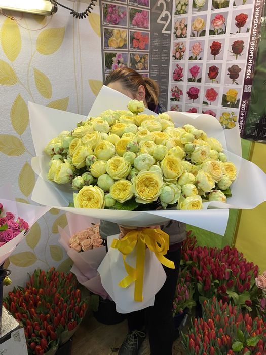 Букет 101 роза,букет 51 роза, великі букети,квіти доставка