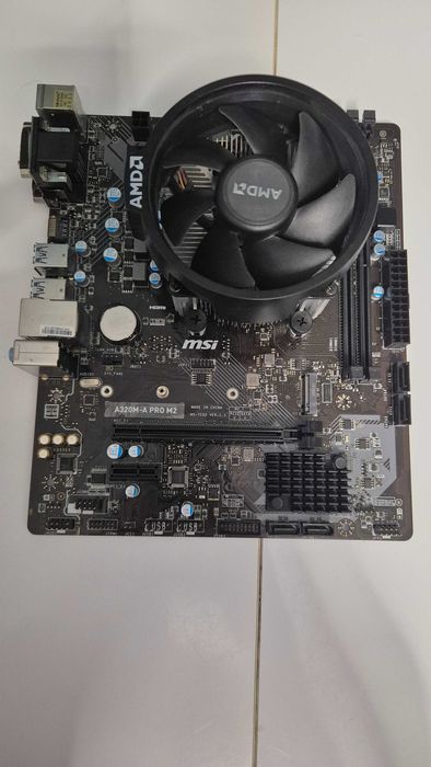 płyta główna MSI A320M-A PRO M2 + procesor AMD Ryzen 5 3400G
