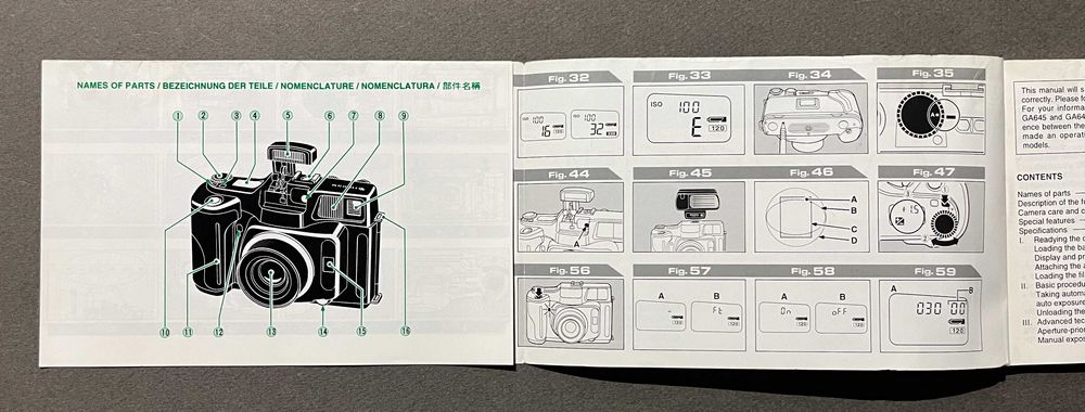 Manual Fujifilm GA645/GA645W