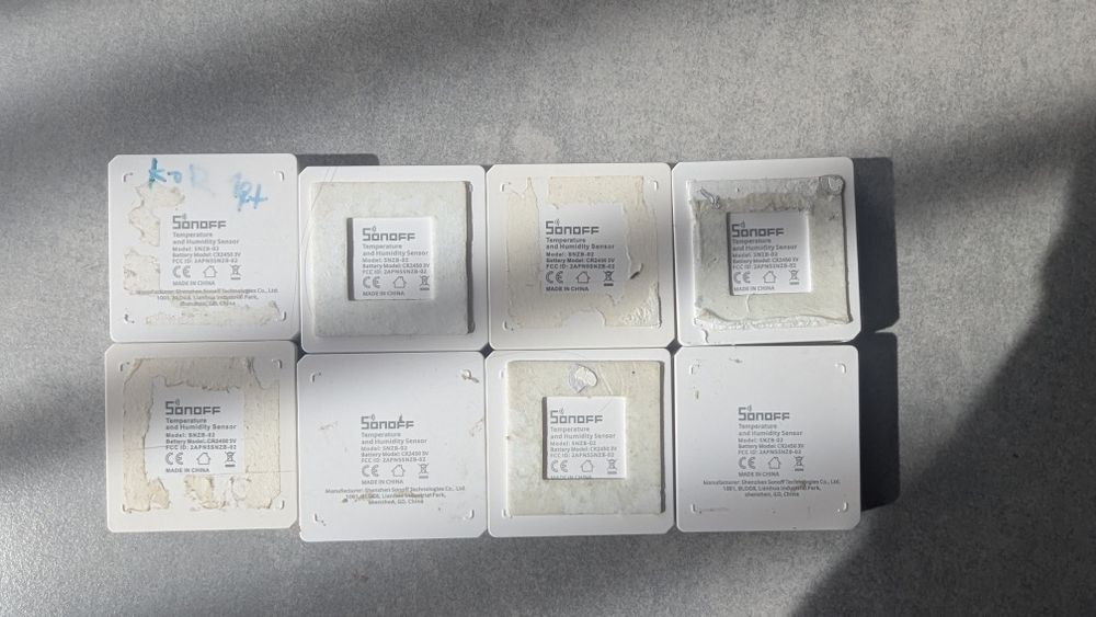 8x Sonoff SNZB-02 czujnik temperatury wilgotności Zigbee