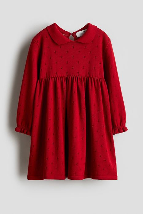 Нарядное теплое платье H&M размер 122-128, 134-140