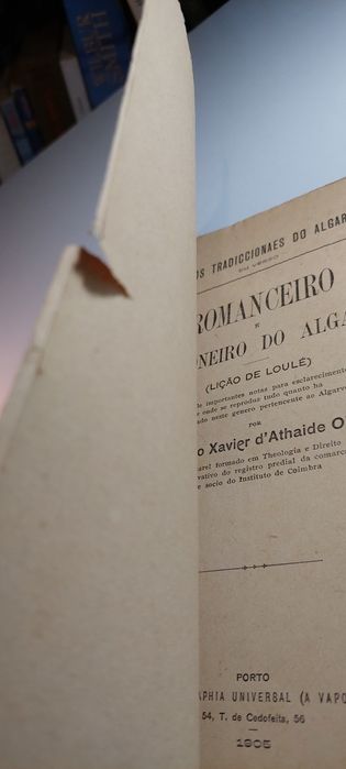 Romanceiro e Cancioneiro do Algarve, Lição de Loulé (1ª edição, 1905)