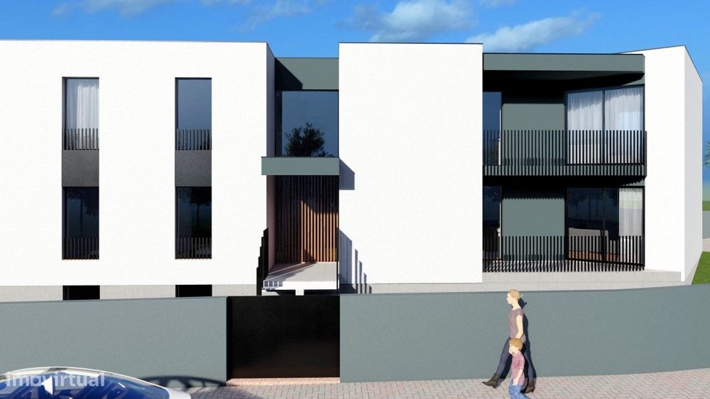 Apartamento T3 Novo Com 378M2 Logradouro