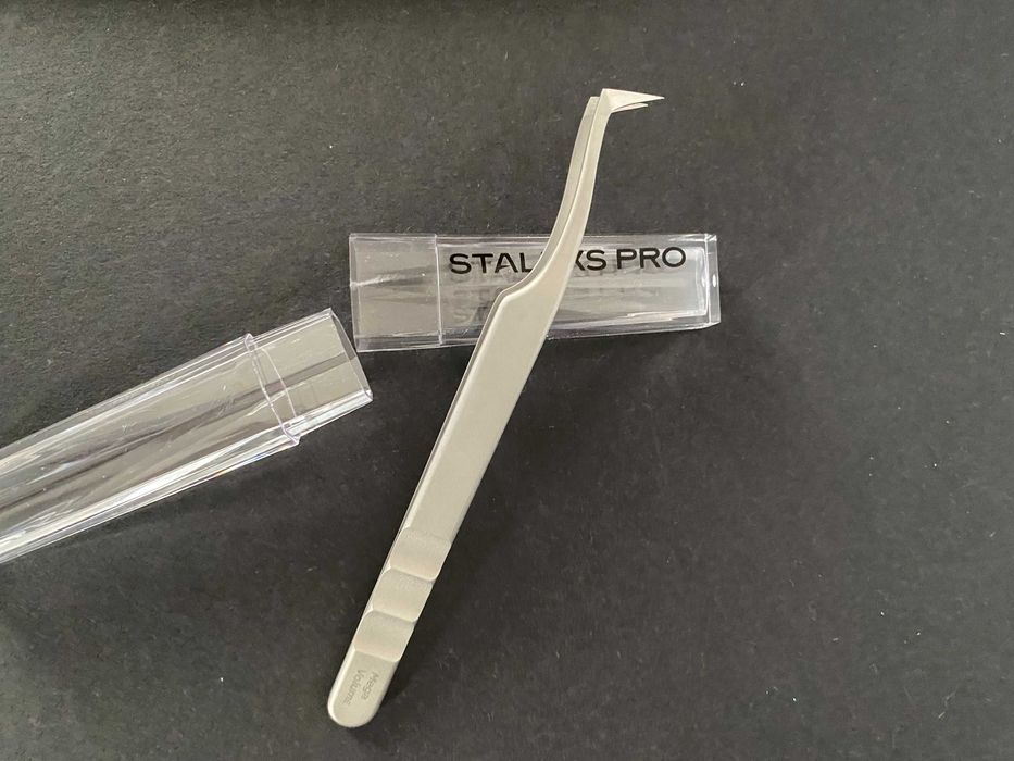 Pęseta Staleks Pro EXPERT 41\6 Mega Volume do przedłużania rzęs