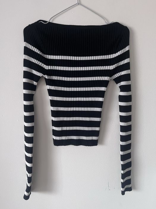 Bluzka na długi rękaw w paski H&M  rozmiar xs 34