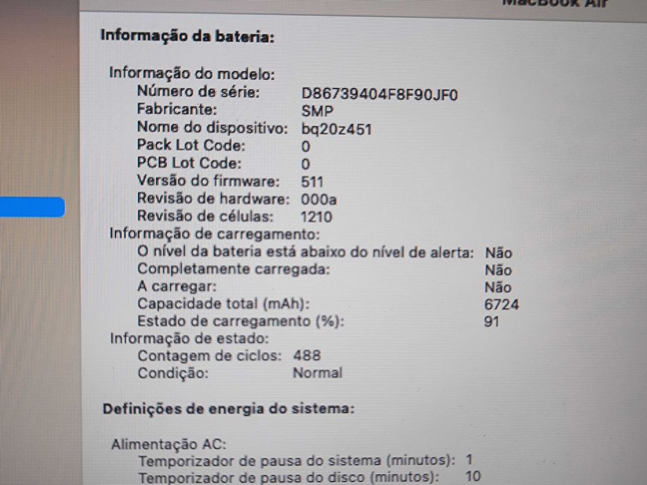 Apple Macbook AIR 13 (2017) i7 ssd 256GB 8GB