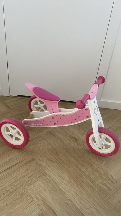 Drewniany rowerek trojkołowy Milly Mally