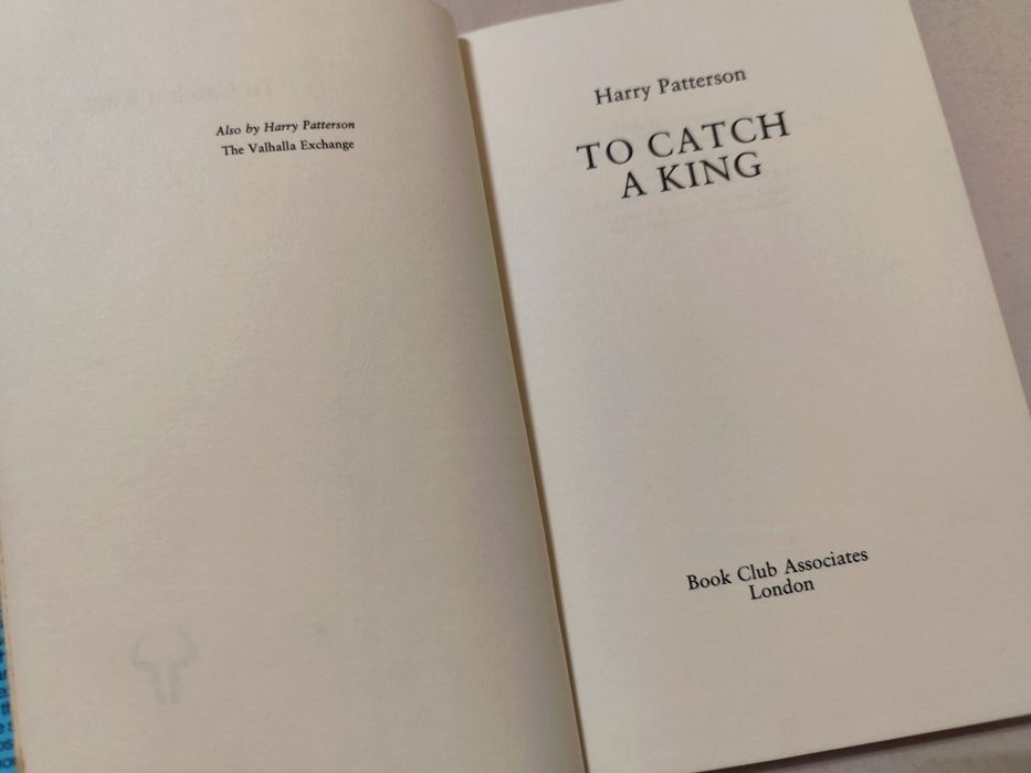 Livro: To Catch A King de Harry Patterson (Vintage)